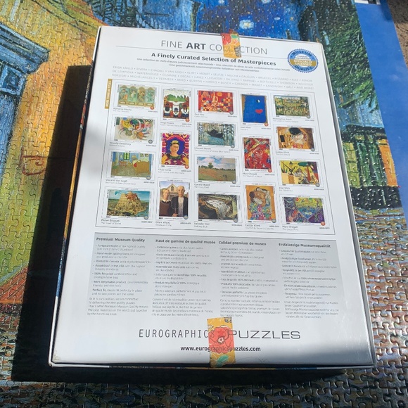 Eurographics  Vincent Van Gogh Coffee in the evening Puzzle 1000 Pieces - Picture 3 of 7